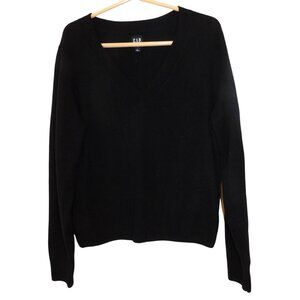 Gap Women Size L Large Black Soft Pullover Sweater